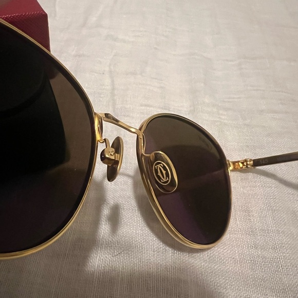 Cartier Gold Frame Sunglasses - Picture 3 of 6
